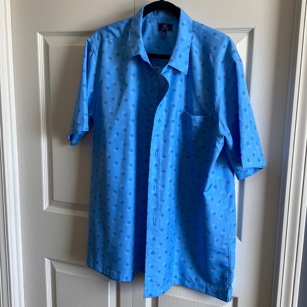 Mens blue dress shirt